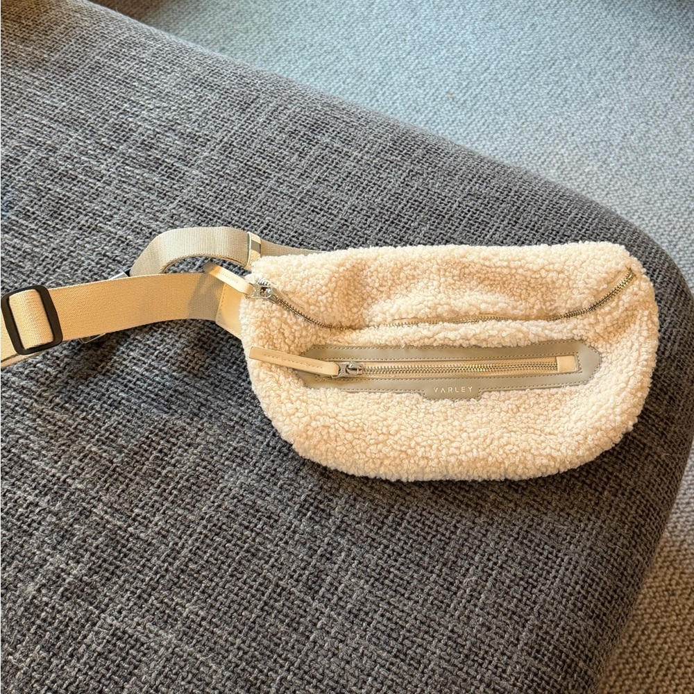 Varley Cream Crossbody Bag